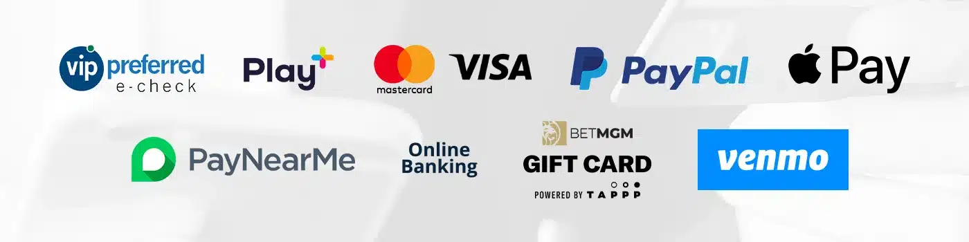 BetMGM Sportsbook banking options desktop banner